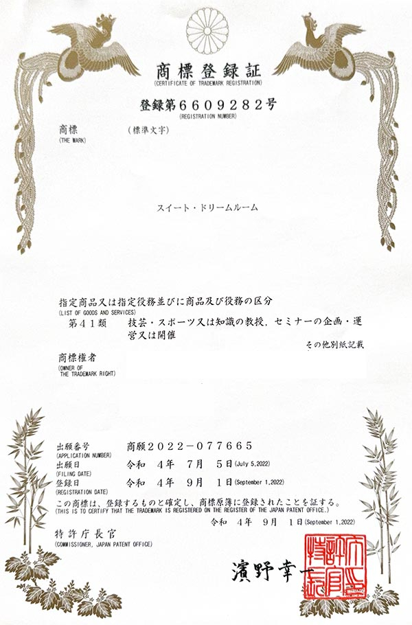 商標登録について